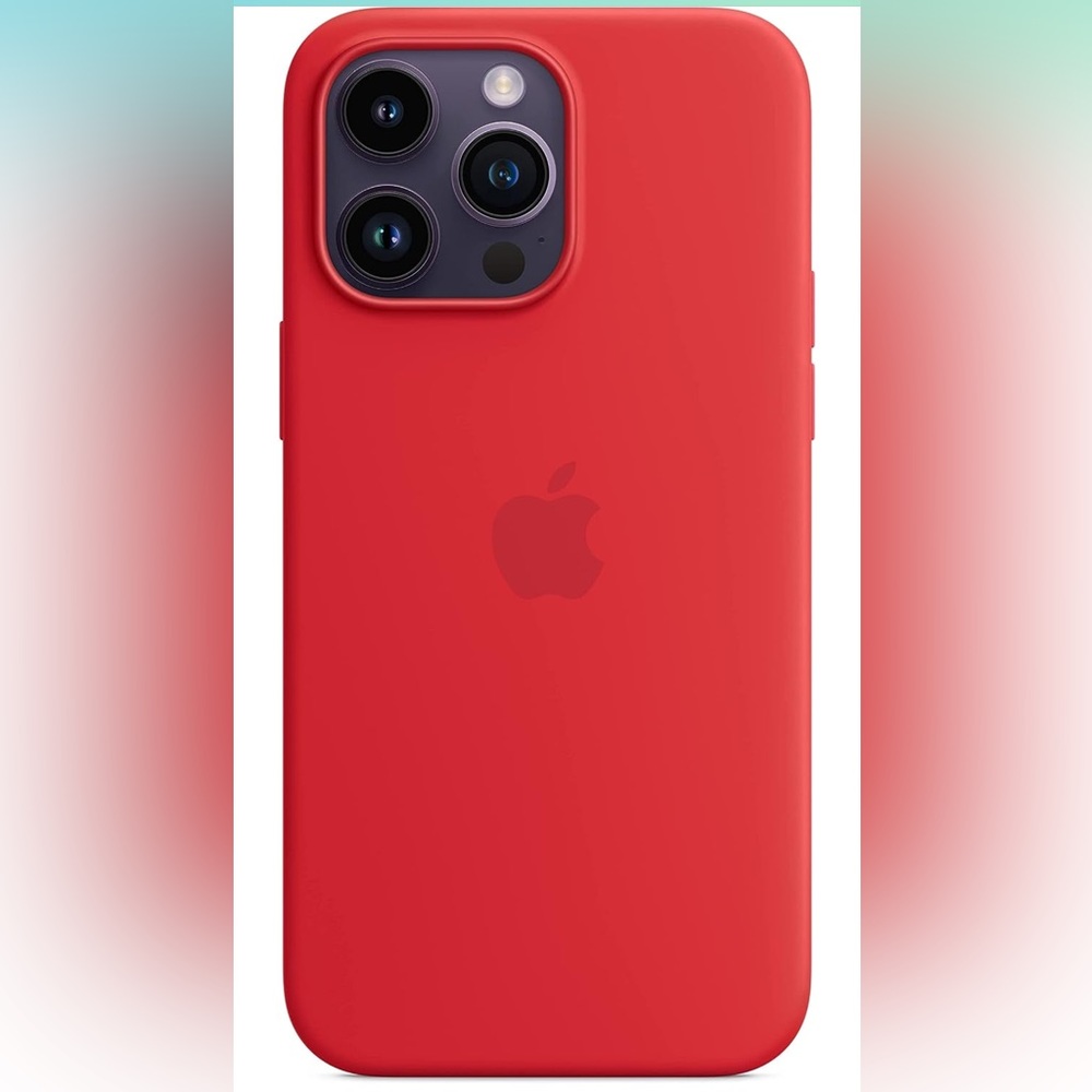iPhone 14 Pro Max Silicone Red